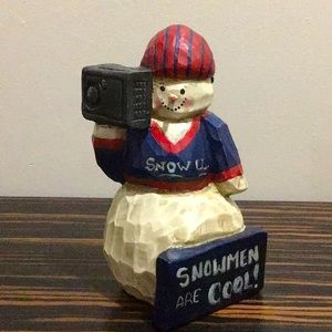 Rare Vintage Paul Bolinger Snowman figurine 😘